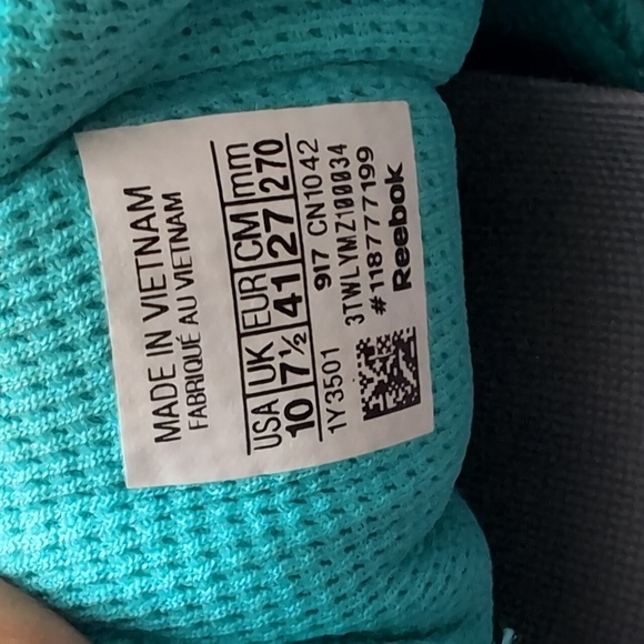 Reebok CrossFit Nano Women's Teal/Gray Lace-up Trainers,Size 10. - Picture 11 of 11